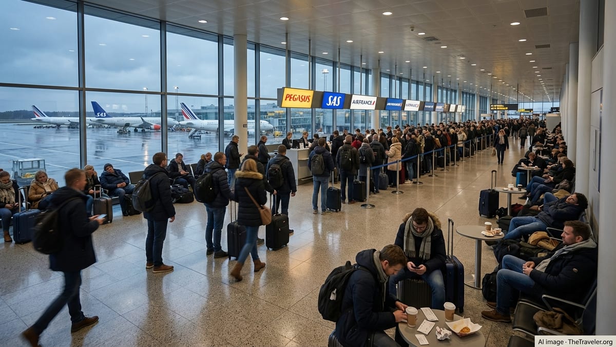 Europe's Winter Flight Chaos: Over 500 Cancellations & Strikes